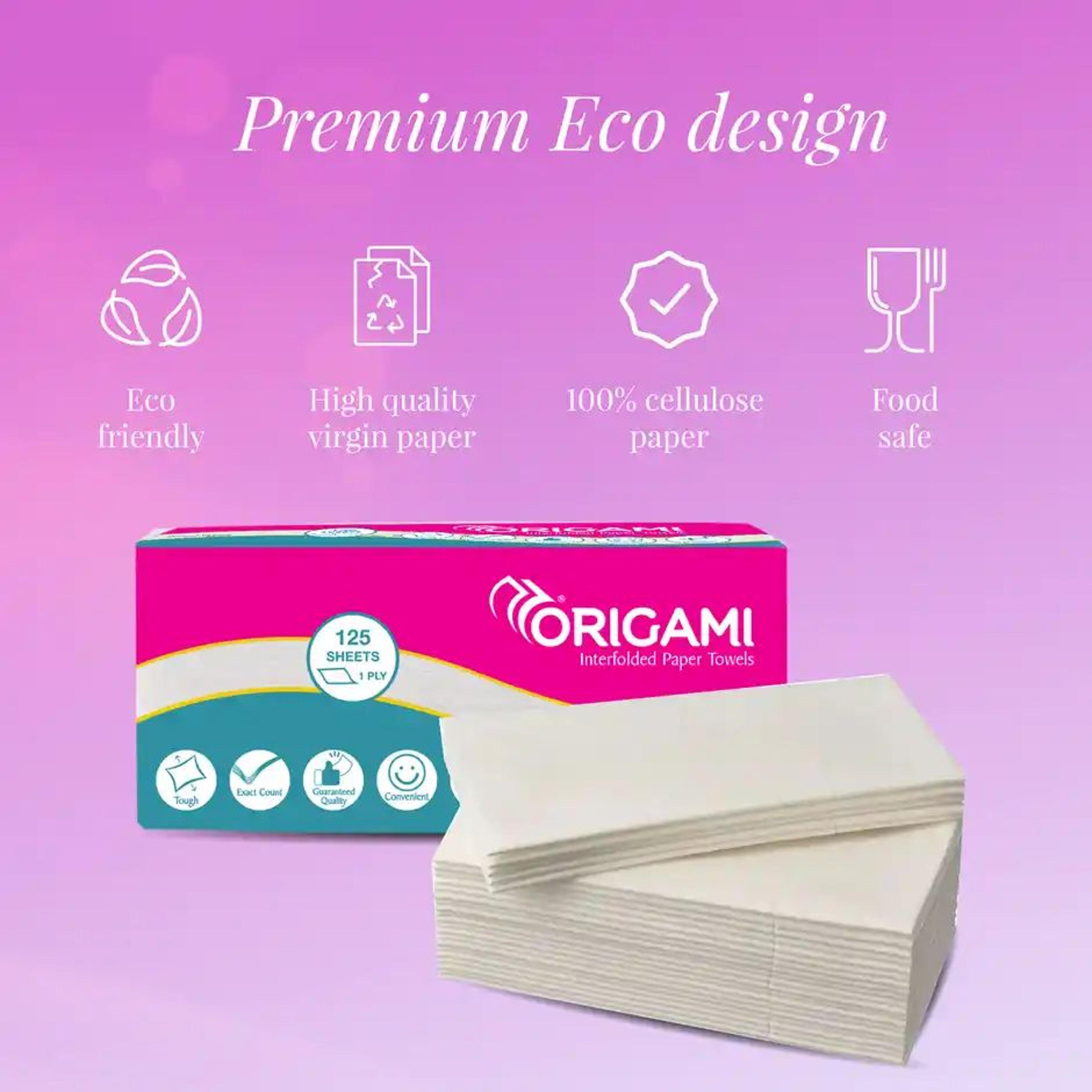 Origami Value Pack Interfolded Paper Towels | 125 Pulls