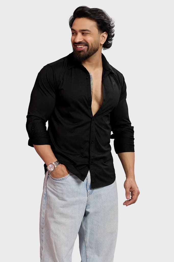 Aero Fullsleeves Shirt Black — photo 3