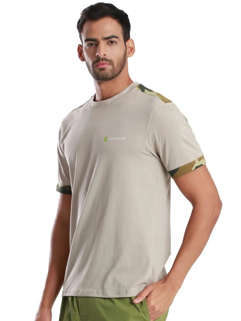 Camo Sand Camo Printed Organic Bamboo T-Shirt (Pack Of 1) — photo 3
