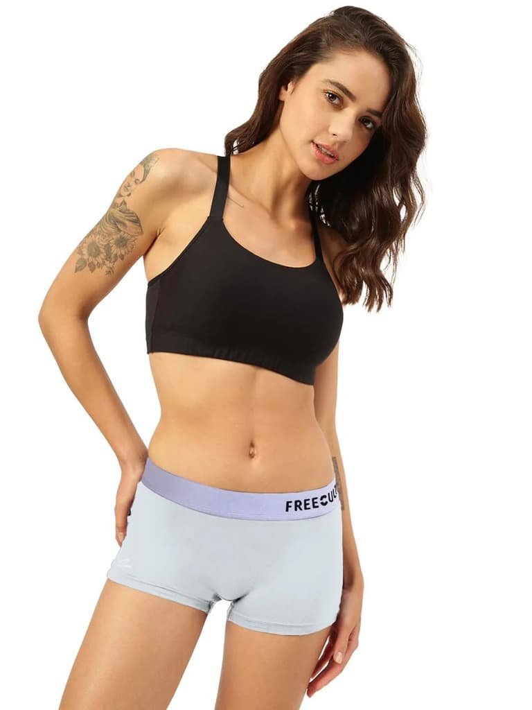 Women's Anti-Bacterial Micro Modal Boyshort with Silverfox Waistband (Pack of 1) — photo 9