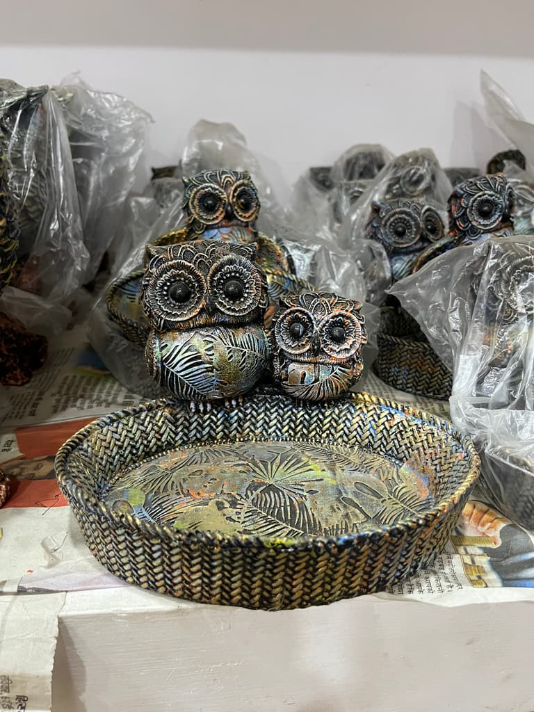 Owl Mug | Coffee Mug | Ceramic | Blue and Brown