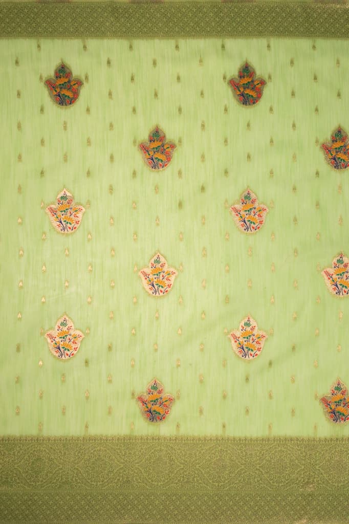 Mimosa Women's Woven Design Banarasi Style Art Silk Saree With Blouse Piece : SA00001759PSFREE — photo 7