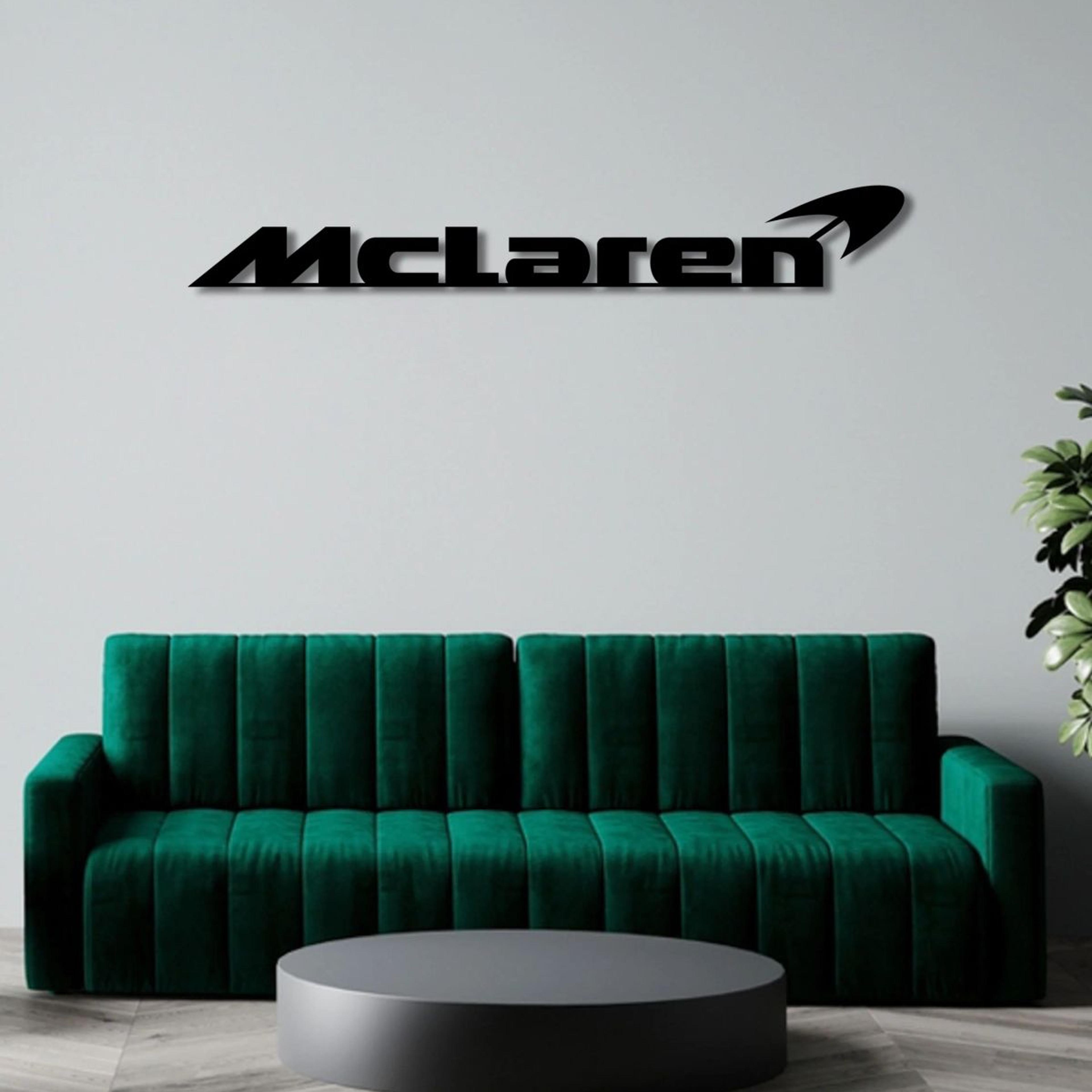 MCLAREN F1 TEAM LOGO METAL WALL ART