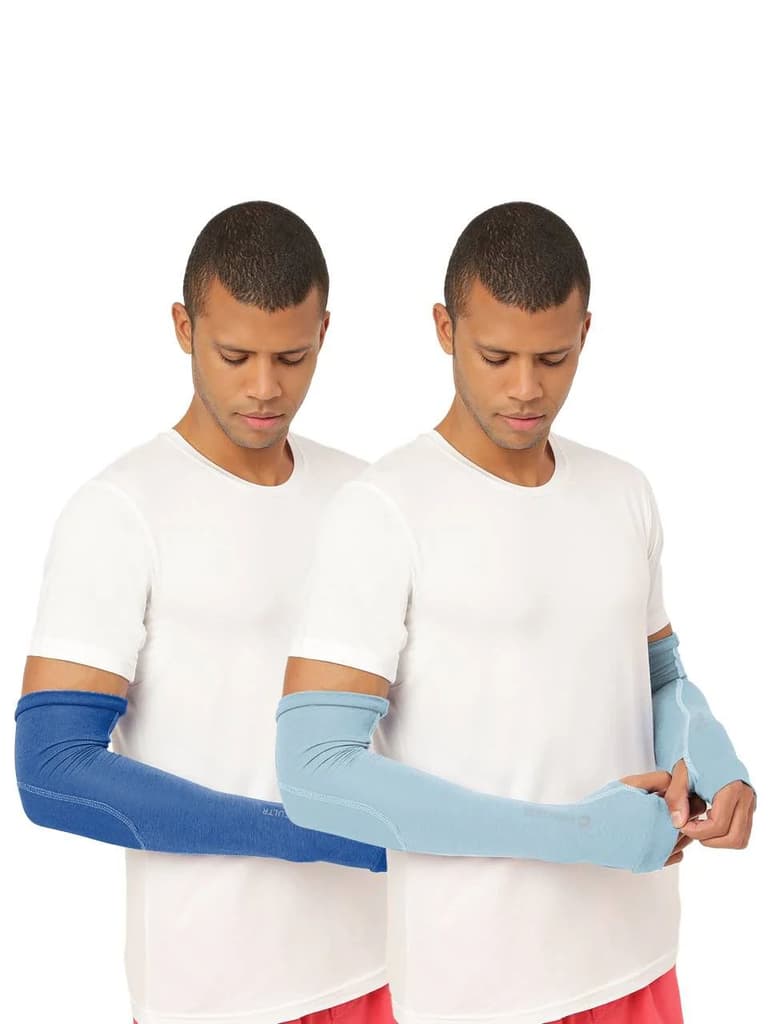 Unisex White Arm Sleeves (Pack of 2) — photo 8