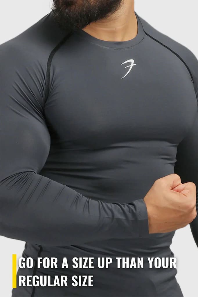 Compression Fullsleeves T-shirt Grey — photo 7
