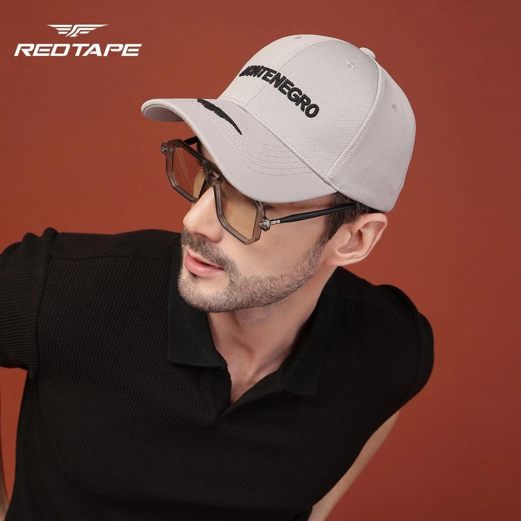 Unisex Grey Solid Polyester Baseball Cap with Adjustable Strap — Free Size / Grey