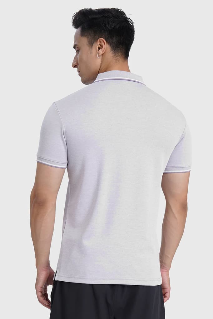 Heritage Polo T-shirt Light Mauve — photo 5