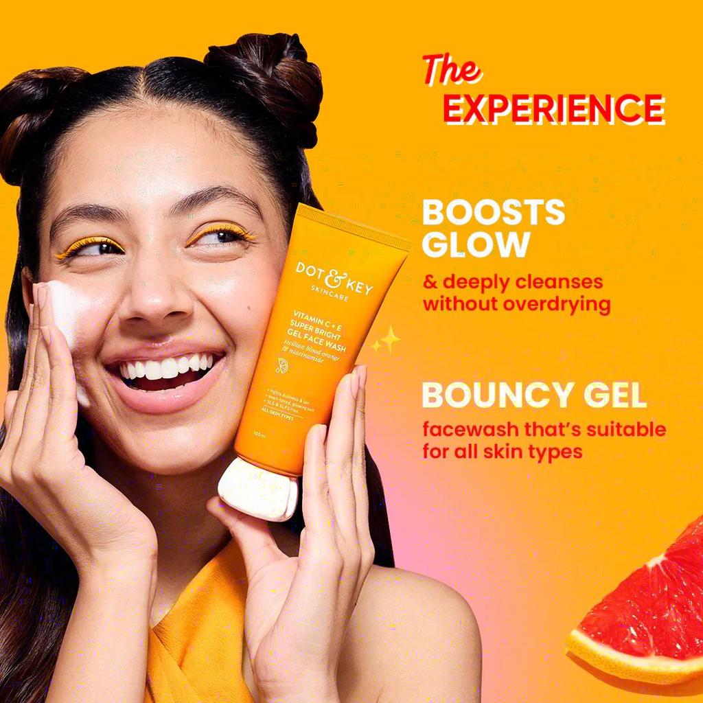 Vitamin C + E Gel Face Wash for Glowing Skin — photo 4