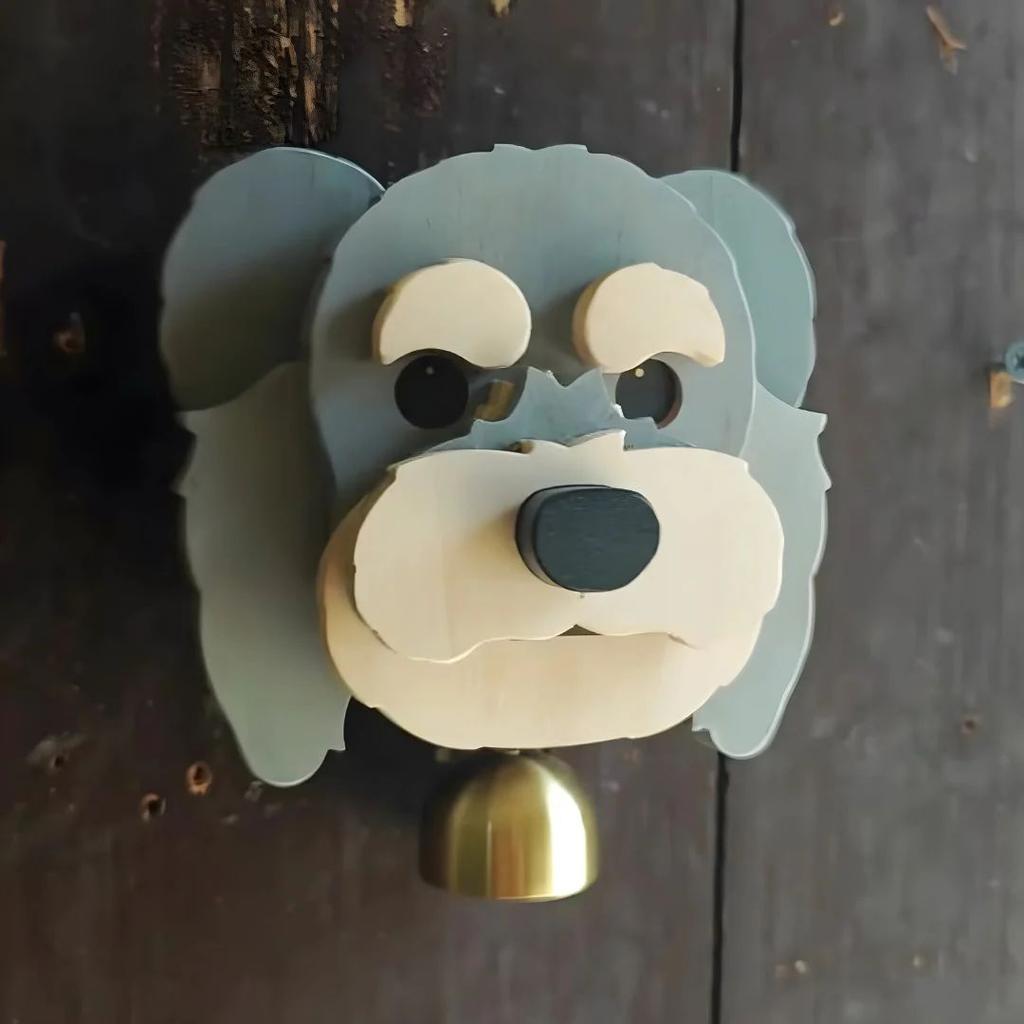 Dog Shape Door Bell Chime – Press Ringer for Home Décor — photo 3