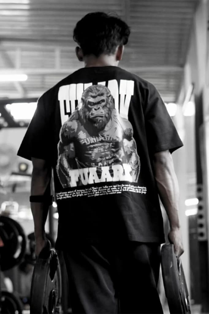Gorilla Oversized T-shirt Black — photo 2