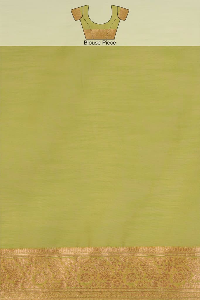 Mimosa Women's Woven Design Banarasi Style Art Silk Saree With Blouse Piece : SA00001756OLFREE — photo 8