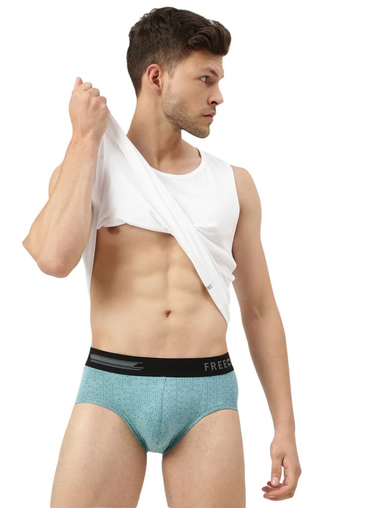 Men's Anti-Bacterial Printed Micro Modal Brief (Pack of 3) — photo 5