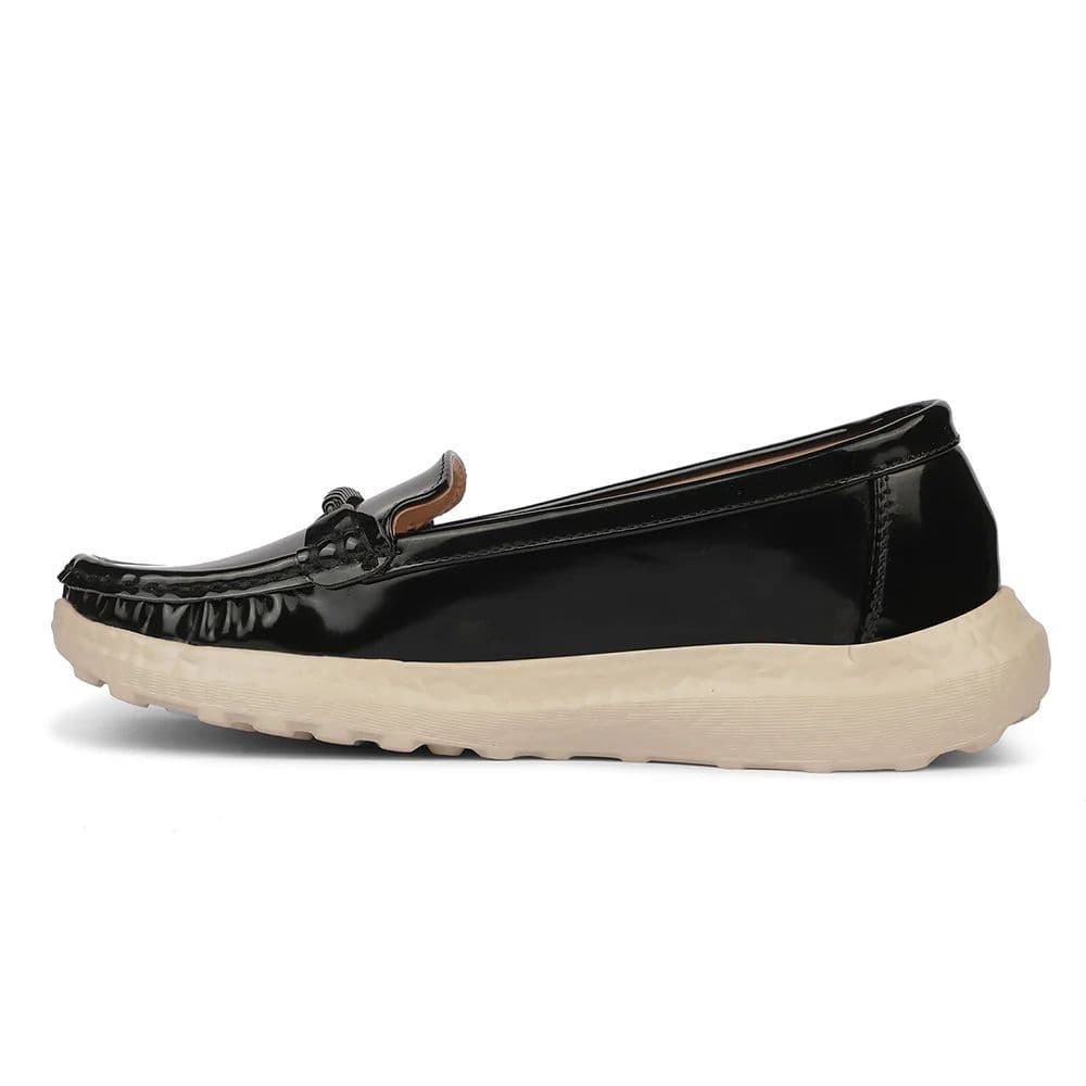 Healers ZQ-FDBL-08 Bellies Black Casual Ballerina Shoes for women by Liberty — photo 5
