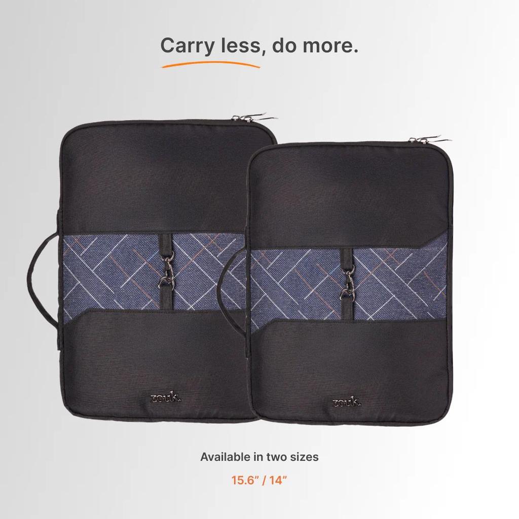 Bombay Tartan Signature Laptop Sleeve - 14inch (Black)