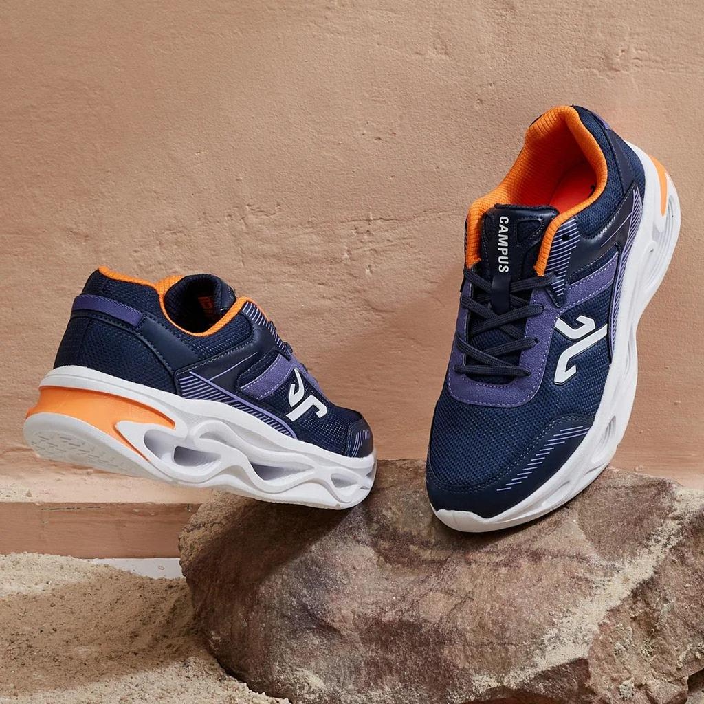 FEROX Navy Men's Running Shoes