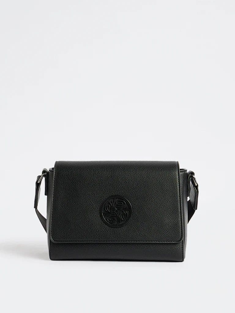 Westside Black Embossed Sling Bag — photo 2