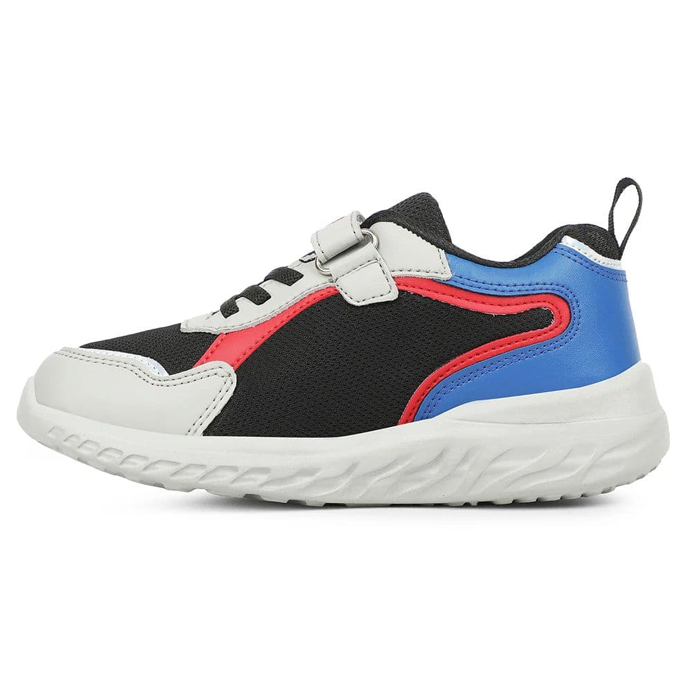 LEAP7X Black Sports Non Lacing Walking Shoes for Kids HINKS-15E by Liberty — photo 8
