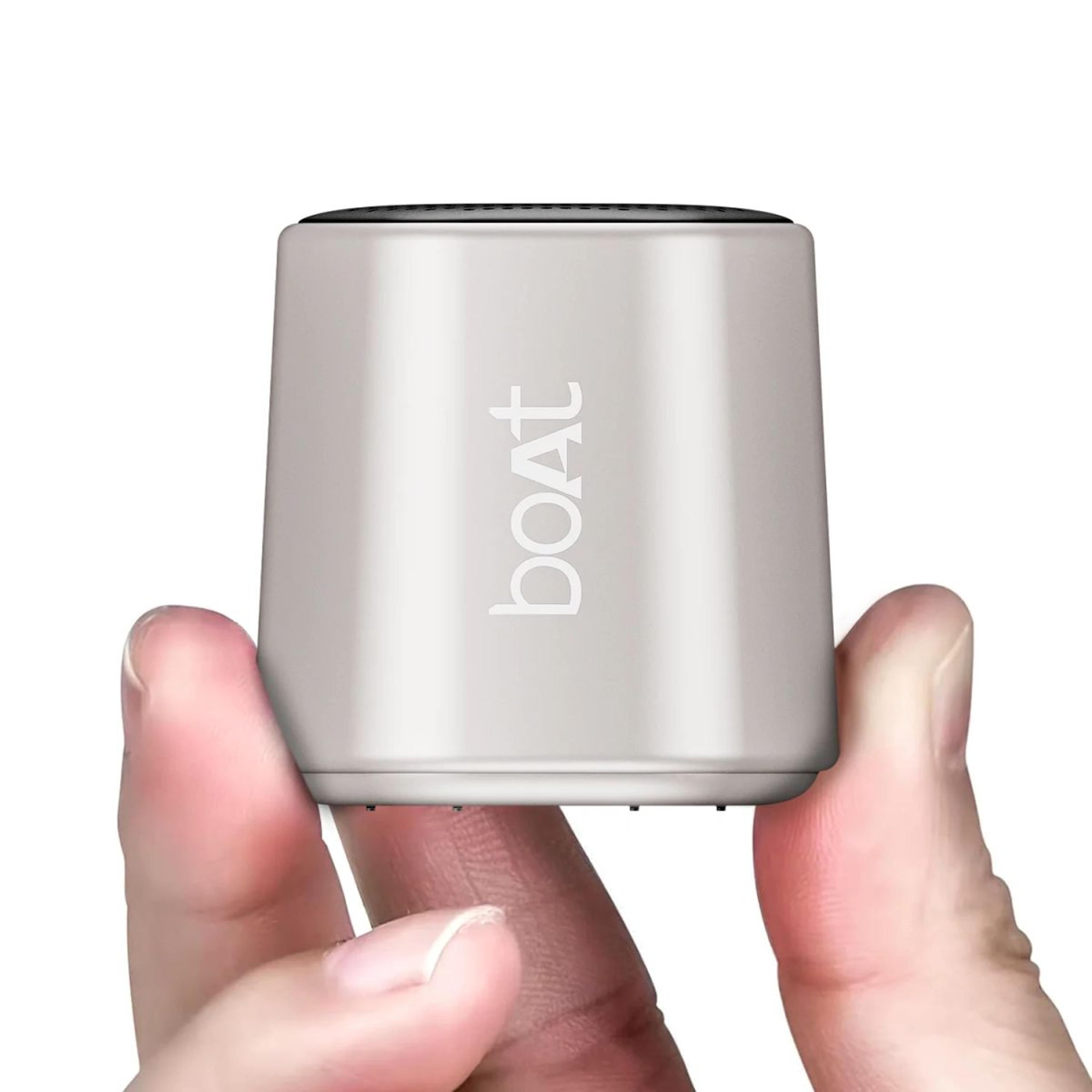boAt Stone 100 | Portable Bluetooth Speaker with 3W boAt Signature Sound, 6 Hours Playback