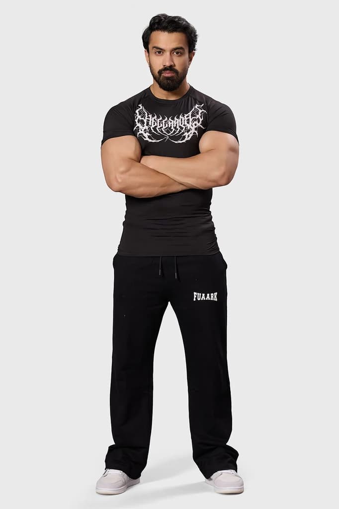 Hellborn Compression T-shirt Black/White — photo 2