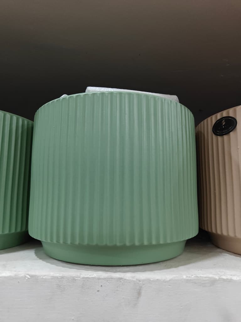 Green Storage Basket | Wicker | Rope Handle | Decorative