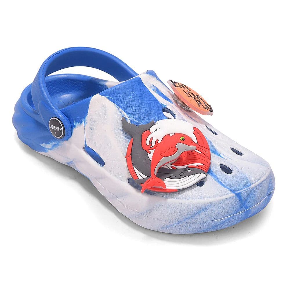 A-HA BEACHWALK6 Royal Blue Casual Clogs Sandal for Kids by Liberty — 8.5C/26 / Royal Blue