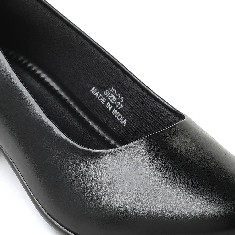 Healers Black Formal Ballerina Shoes For Women JD-16 By Liberty — photo 6