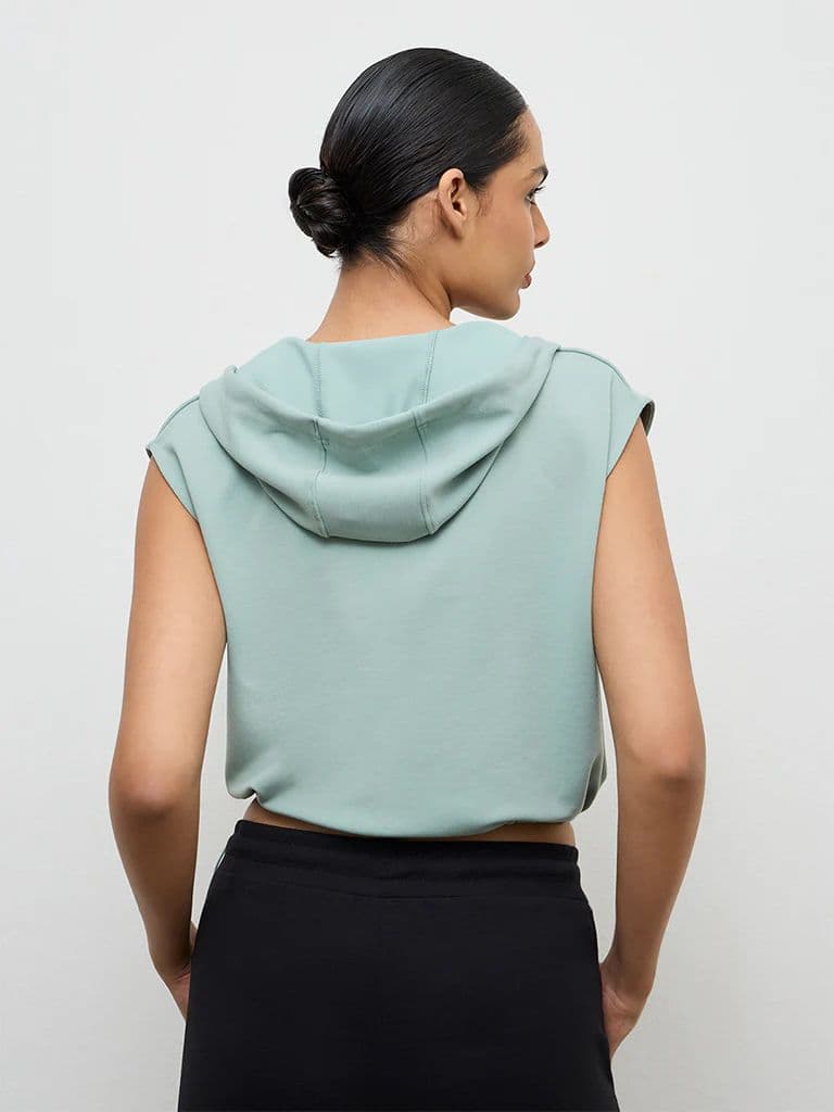 Nuoflexx Sage Green Hooded Jacket — photo 4