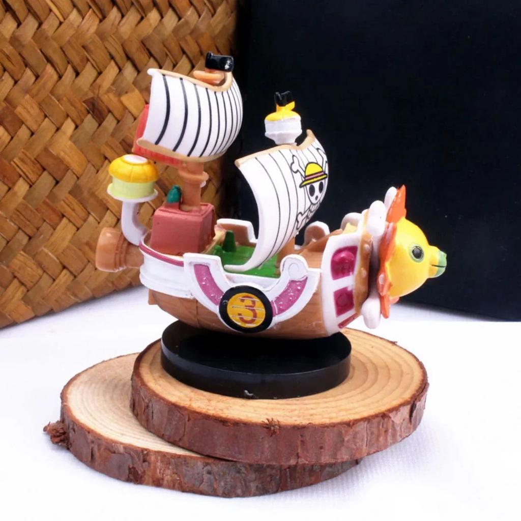 One Piece Ship Miniature | Cute Luffy Ship Figurine Collectible (6cm)