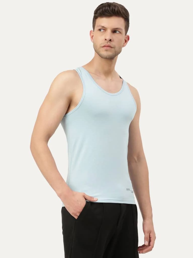 Twin Skin Organic Bamboo Vest - Comfort Fit (Pack Of 1) — photo 3