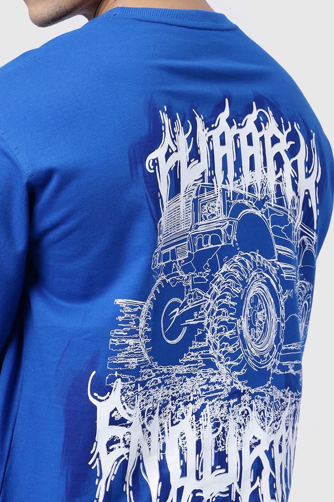 Monster Truck Oversized T-shirt Blue — photo 3