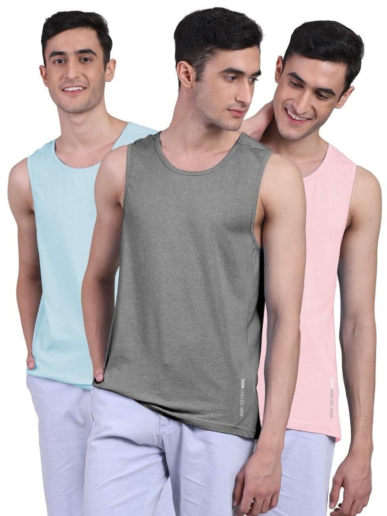 Twin Skin Organic Bamboo Vest - Active Fit (Pack of 3) — photo 8