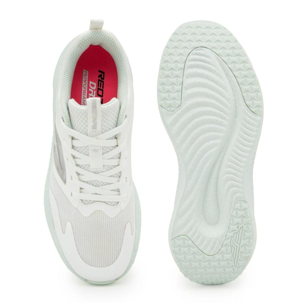 Sports Shoes for Women in White and Green | Athleisure Shoes — photo 5