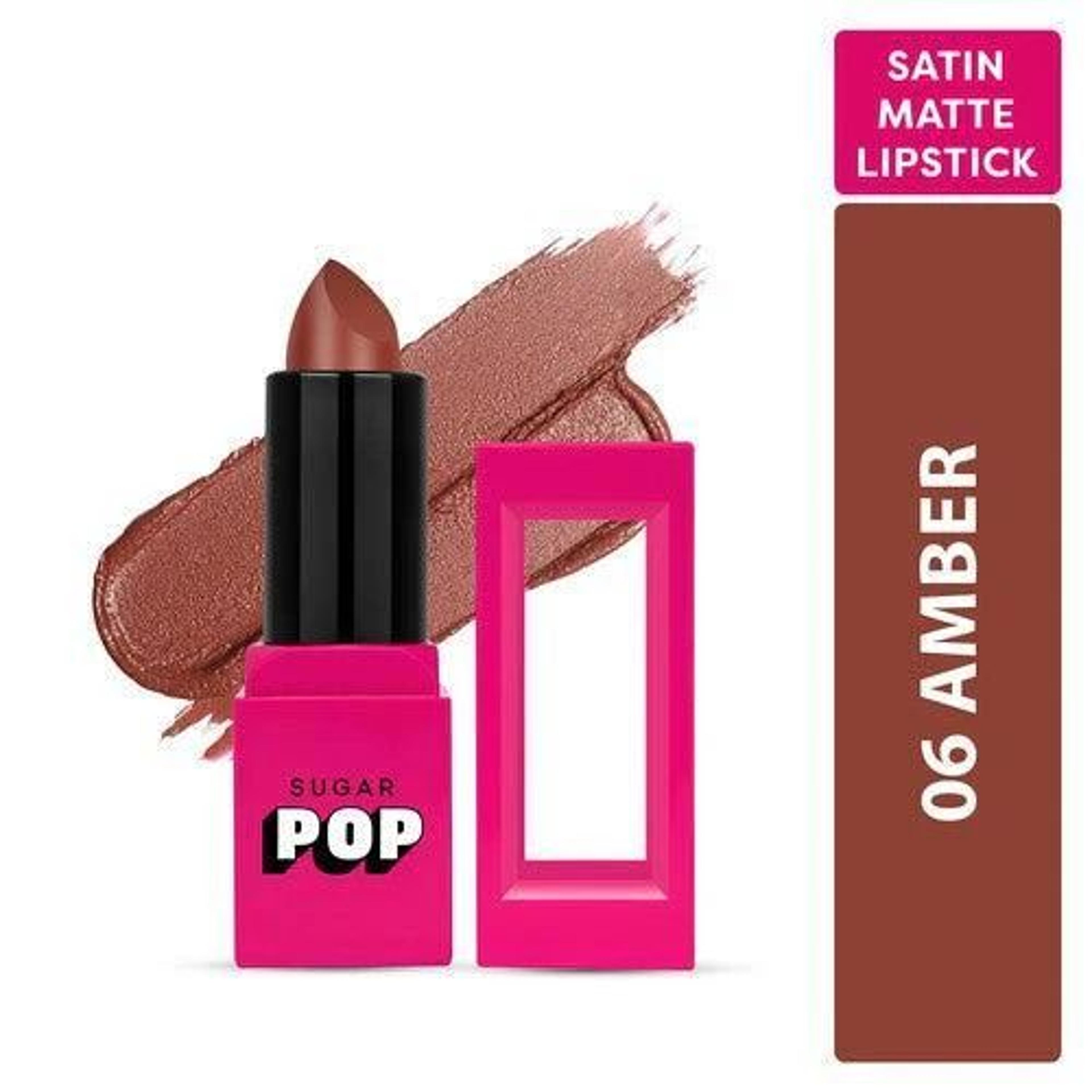 SUGAR POP Satin Matte Lipstick 06 Amber