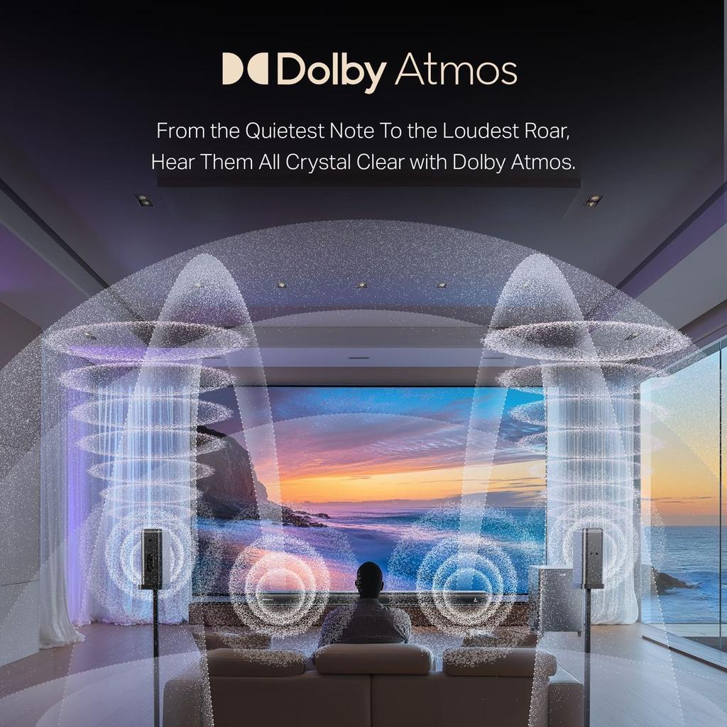 boAt Aavante Prime 7.1.4 7050DA | 700W RMS Soundbar with Dolby Atmos, Wired Subwoofers & Wireless Satellites