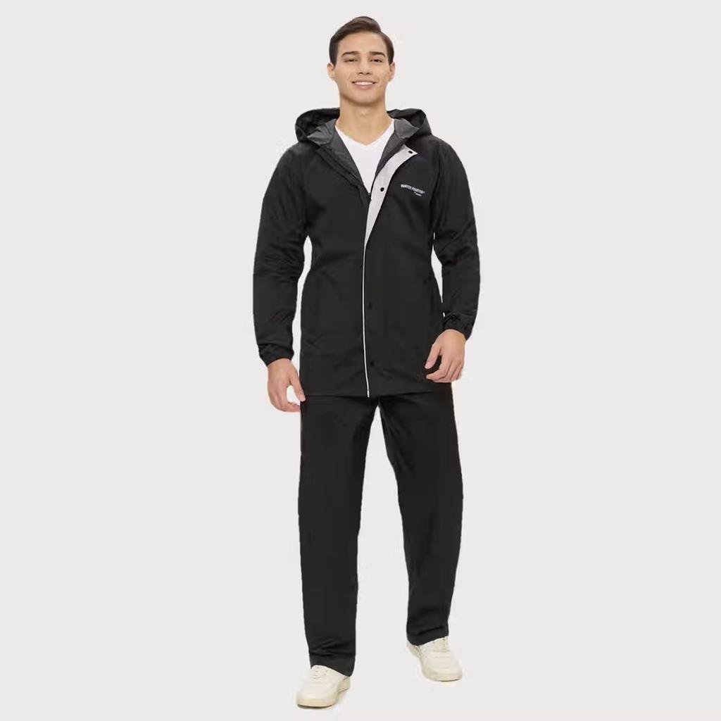 Zeel Men's Solid Waterproof Raincoat | Black | Zeel | XL — photo 3