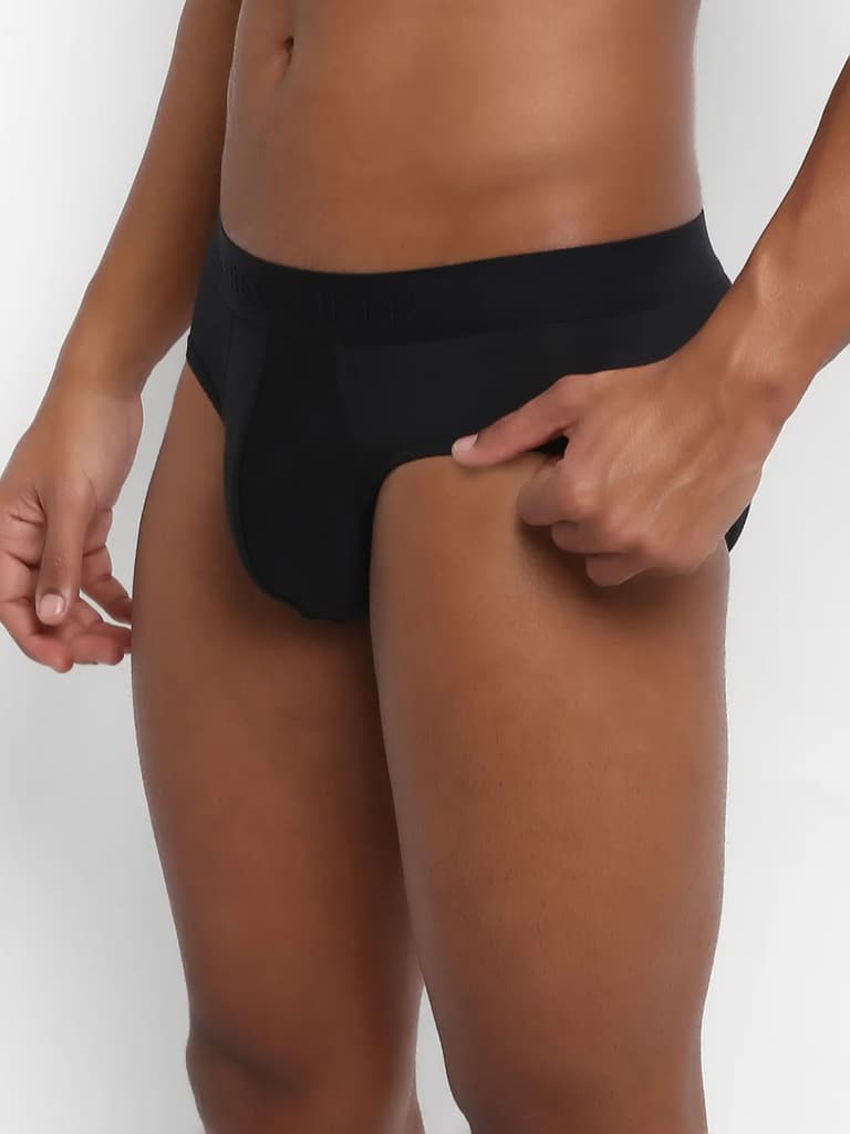 Men's Anti-Bacterial Micro Modal Brief in Solid Waistband (Pack of 1) — photo 2