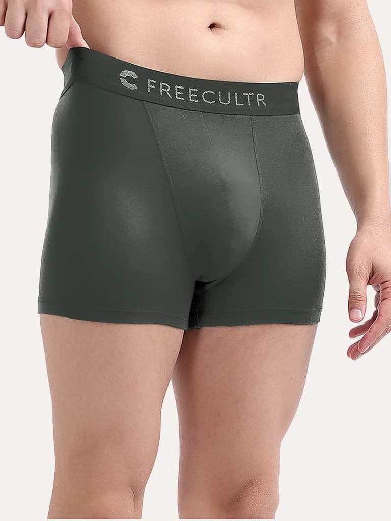 Men's Anti-Bacterial Micro Modal Trunk in Solid Waistband (Pack of 1) — photo 12