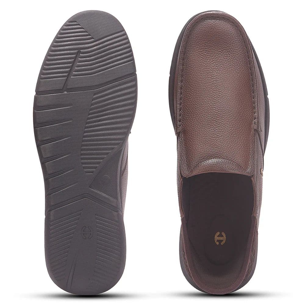 Healers Brown Formal Non Lacing Moccasin For Men S201-02 By Liberty — photo 5