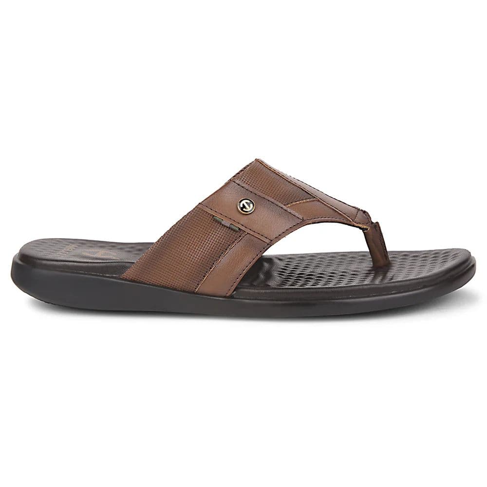 Healers Tan Casual Slipper For Men SOFTER-2 By Liberty — photo 2