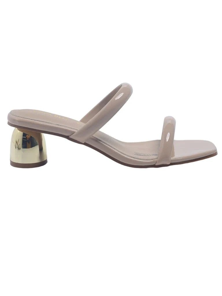 LUNA BLU Nude Dual Strap Heel Sandals — photo 2