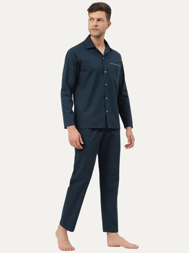 Men's Organic Cotton Solid Sleepsuit — photo 11