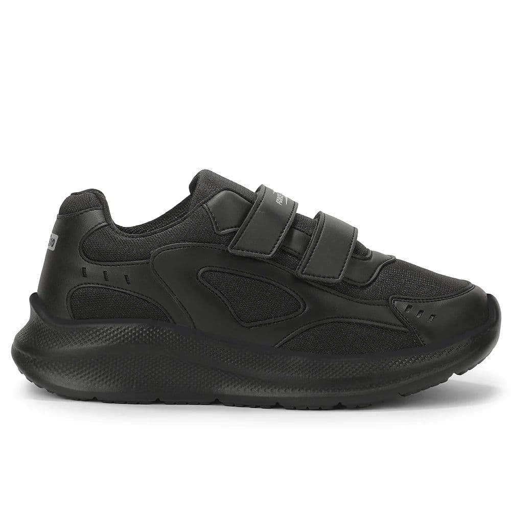 Force 10 SOFTSTEP-V Black School Uniform shoes for Kids by Liberty — photo 2