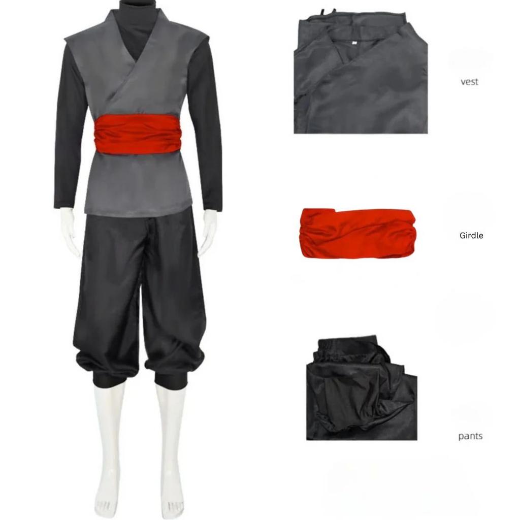 Black Goku Cosplay Costume | Men's Kung Fu Suit — photo 2