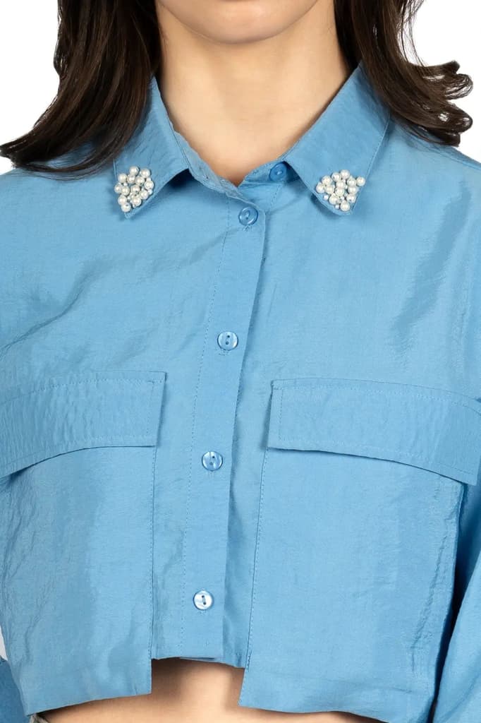 Skyline Boxy Crop Shirt — photo 4