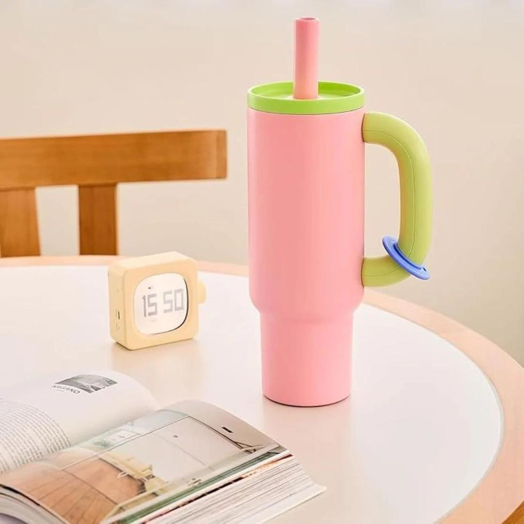 CandyColor Handle Travel Tumbler With Straw — photo 2