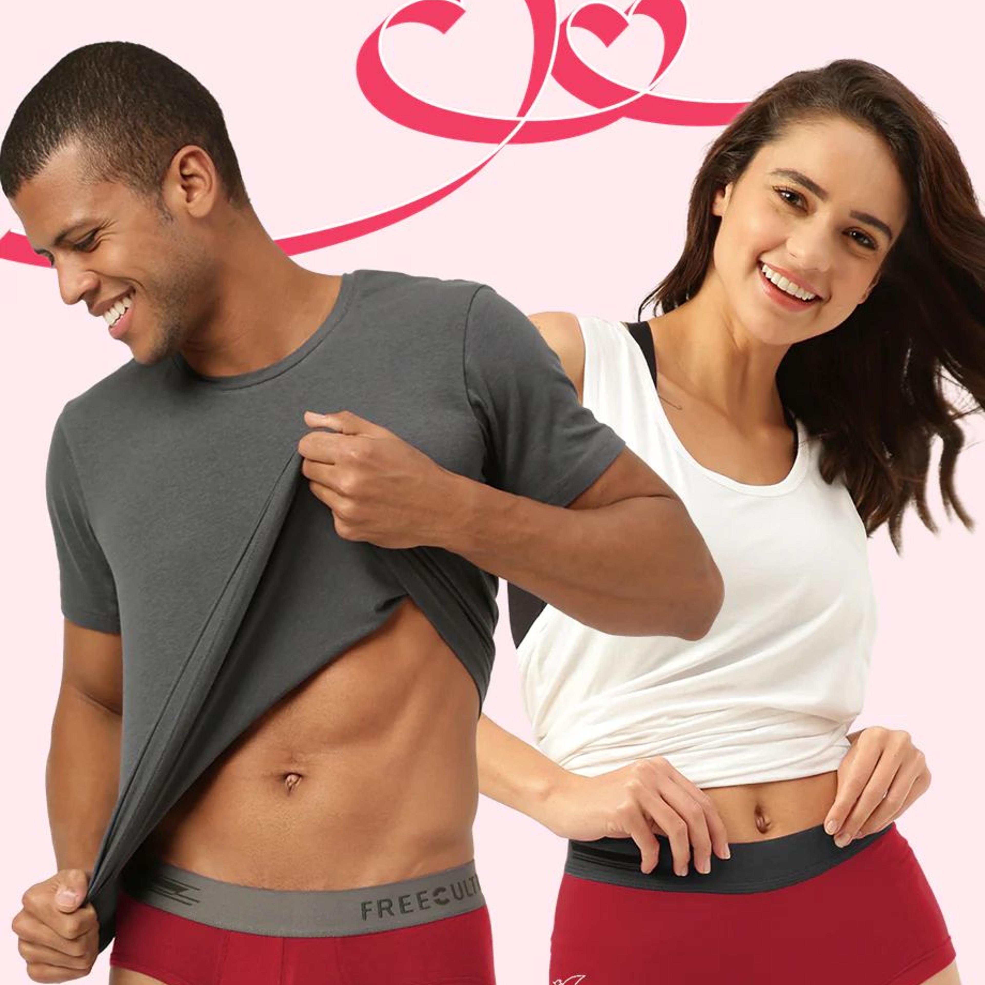 Men's Brief And Women's Boxer Brief (Pack of 2)
