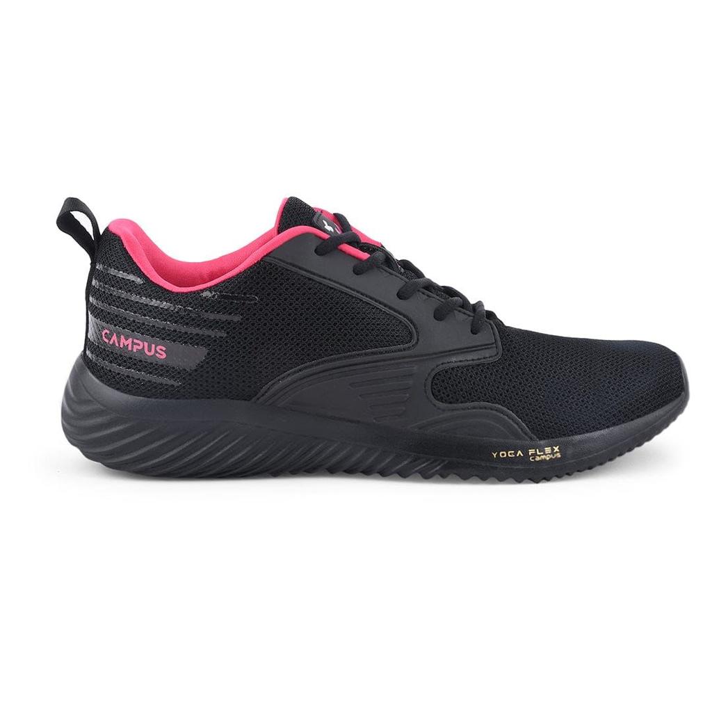 NOOR PLUS Black Women's Running Shoes