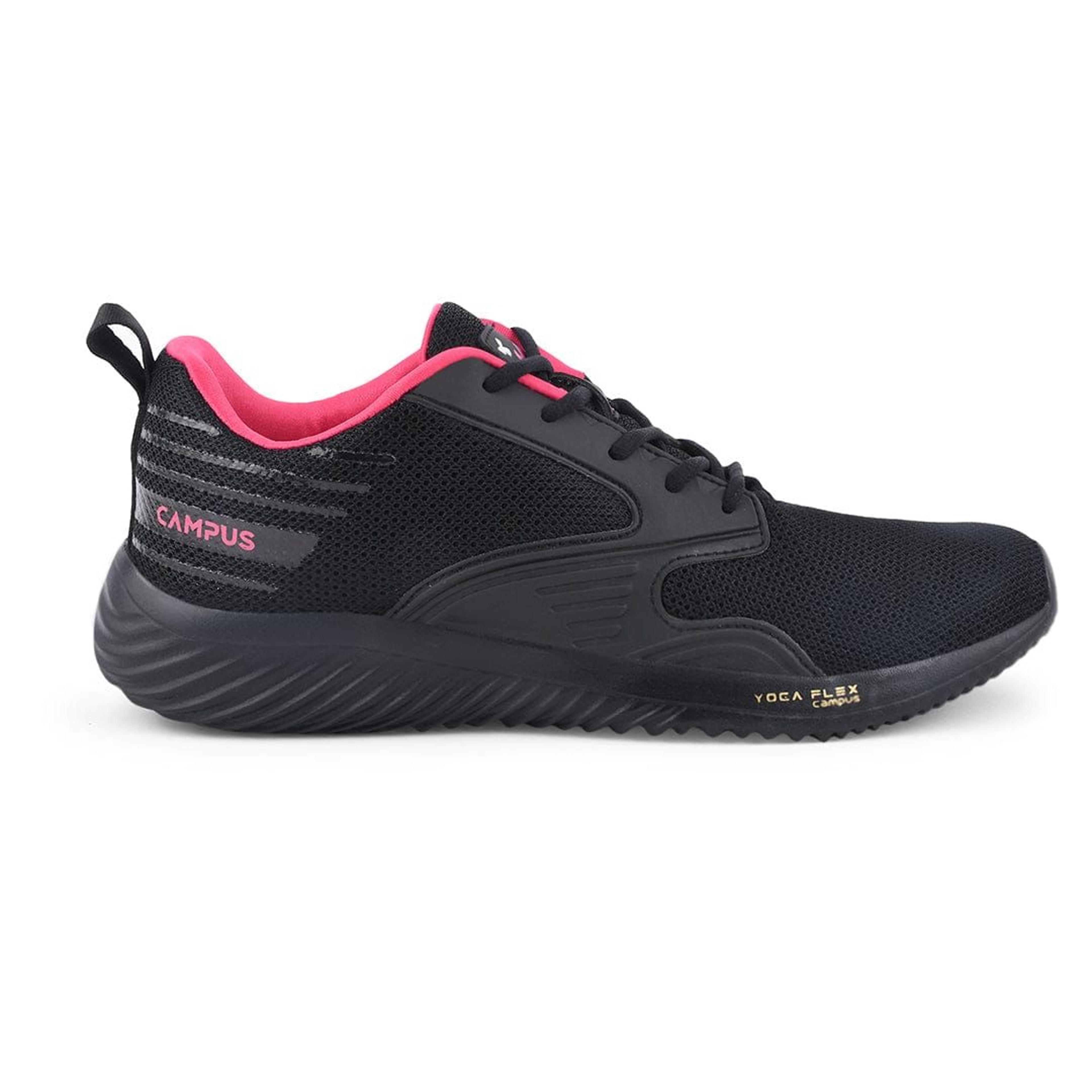 NOOR PLUS Black Women's Running Shoes
