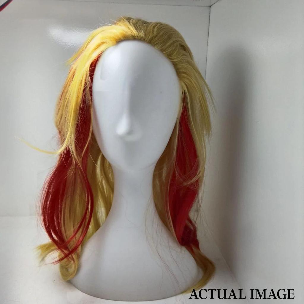 Demon Slayer Kyojuro Rengoku Cosplay Wig – Flame Hashira Heat-Resistant Synthetic Hair — photo 6