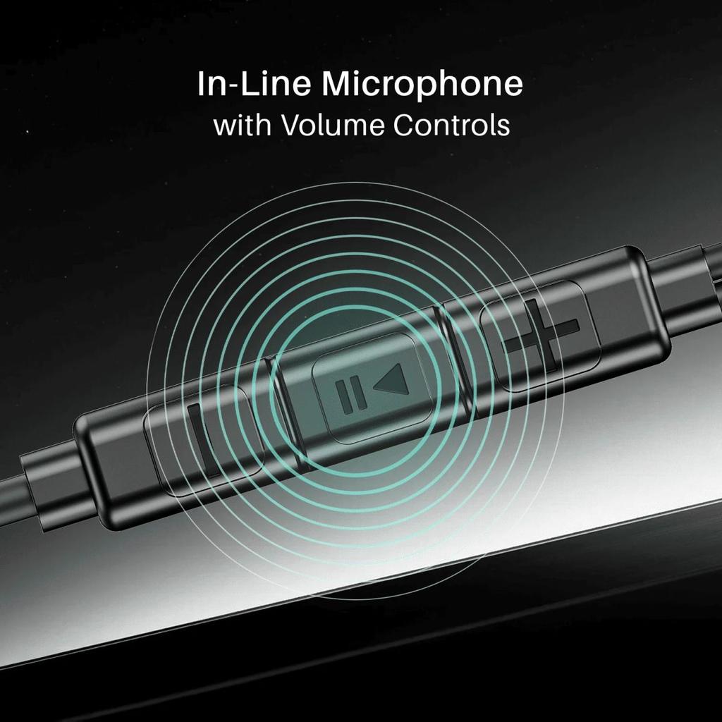 Bassheads 90C | Wired Earphones with 10mm Drivers, Magnetic Metallic Buds, In-Line Mic & Lightweight Design — photo 4